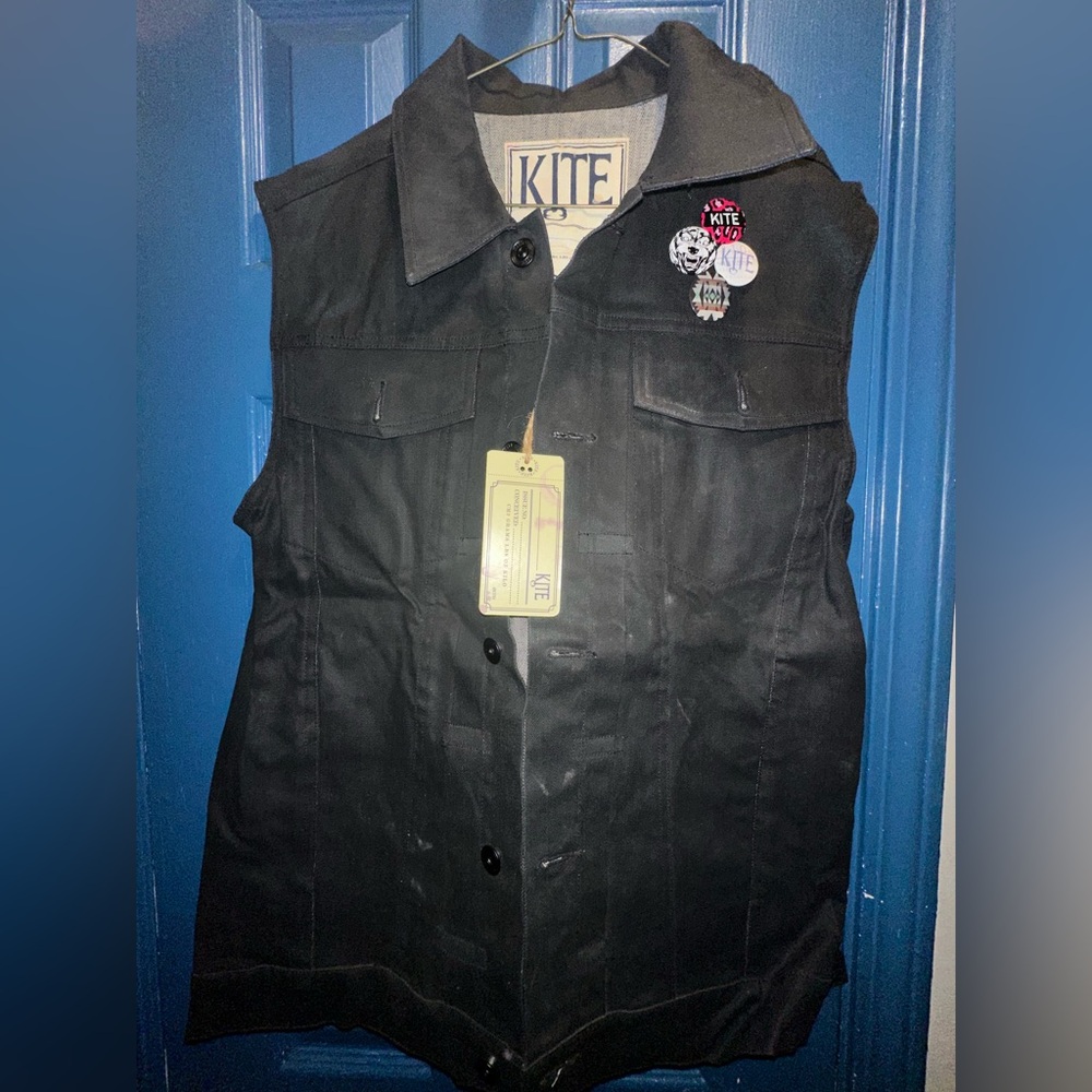 Men’s KITE Black Denim Jacket